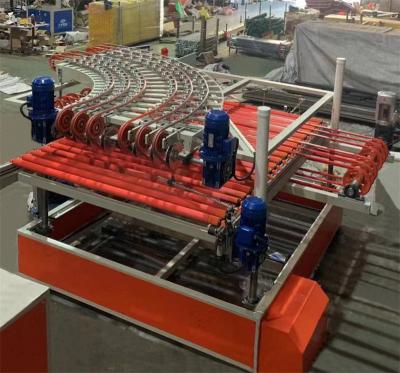 China Glazing Line Rotating Machine Equipment Double Layer Elevator Belt Steering Plant Ceramic Machinery Line for sale