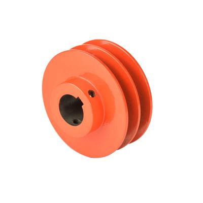 China Machinery Repair Shops Factory Outlet Machinery Equipment Parts Cast Iron Double Spline Drive Pulley for sale