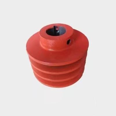 China Machinery Repair Shops Factory Sale Machinery Equipment Accessories Cast Iron Three Spline Drive Pulley for sale