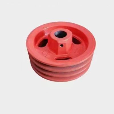 China Machinery Repair Shops Factory Sale Machinery Equipment Accessories Cast Iron Three Spline Drive Pulley for sale