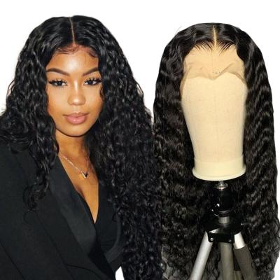 China Body wig 180 density hd LaceFrontal Closure Raw Indian Hair 13x6 Cuticle Aligned Hair Weave Wig For Black Women for sale