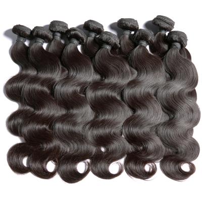 China Strengthen AFL Bodywave Hair Extension Cheap Brazilian Raw Virgin Hair Weft Bulk Bundle Supplier for sale