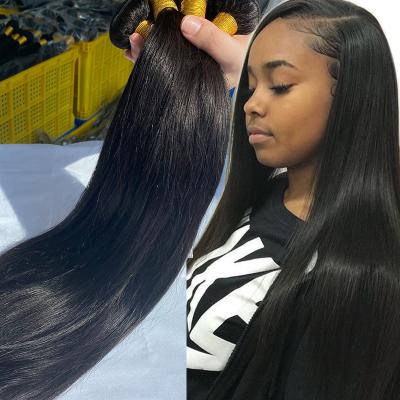 China Strengthen AFL Free Sample Weft Cuticle Aligned Virgin Human Hair Extension Vendors Straight Hair Bundles Vendors 9a-10a for sale