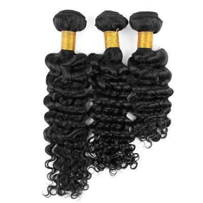 China Strengthen 10a grade deep weft wholesale vendors peruvian virgin hair curly hair extension hair bundles in bulk for sale