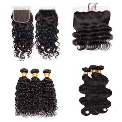 China Strengthen Double Drawn Real Raw Brazilian Bodywave Hair Extension Wholesale Sellers 3 Hair Bundles With Closure for sale