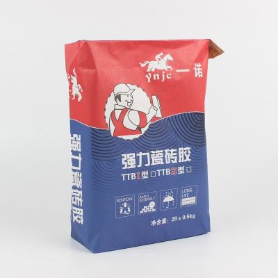 China One One Three One Membrane Valve Pouch 25kg 50kg Biodegradable Cement Paper Bag for sale