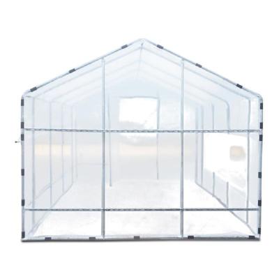 China Guided Skyplant Steel Tube Film Garden Vegetable Flowers Poly Greenhouse for sale