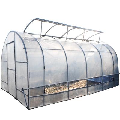 China Best Selling Single Span Home / Garden Greenhouse ONEONE Film Used Garden Greenhouses for sale