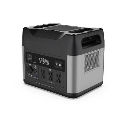 China Quick Charge Support Portable Power Station 3000W LiFePO4 Battery Backup AC Outlets Recharge From 0-80% in 30 Min for sale