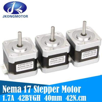 China nema 8 del motor de paso 12V 17 23 motor de pasos de la nema 17 (17HS4401) del motor de escalonamiento 42 con el alambre 4 para la impresora 3D en venta