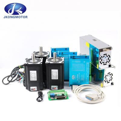 China Jkongmotor Nema 11 17 23 24 34 Conjunto híbrido de circuito fechado integrado de circuito fechado motor passo com codificador / freio / caixa de velocidades à venda