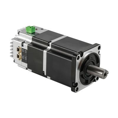 中国 Jkongmotor 統合BLDCモーターとドライバー 新製品 60mm 400W 3000rpm 1.27nm 48VDC AGVカー Ce 48Vハイブリッド Nema 24ブラシレスDCモーター 販売のため