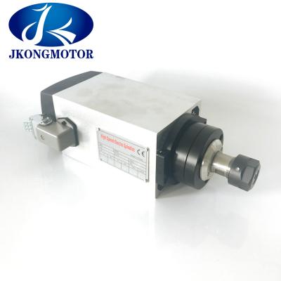 China Los motores de la máquina del CNC del cuadrado de 4KW ER20 ventilan 220V refrescado 18000RPM/24000RPM en venta