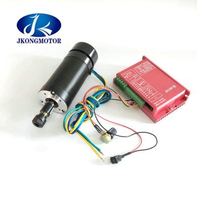 China Brushless Gelijkstroom-van de de Gravuremachine van de Ventilatormotor Delen van de de Asmotor Lucht Gekoelde met Snelheidscontrolemechanisme Mount Bracket Te koop