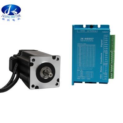 China tweefasen4nm Nema 24 CNC Gemakkelijke Servostepper Motor met 1000 Lijncodeur Te koop