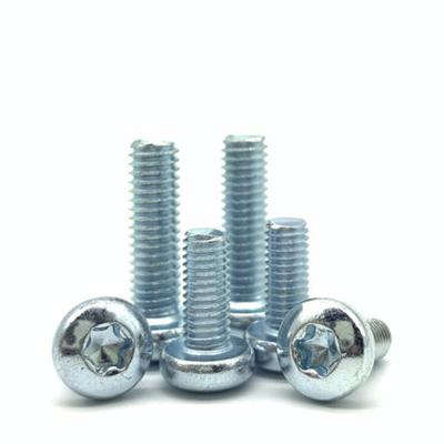 China Galvanized Pan Head Drive Screw GB2672 Round Head Torx Screw Torx Bolt M3M4M5M6M8 Grade 8.8 Anti Theft for sale