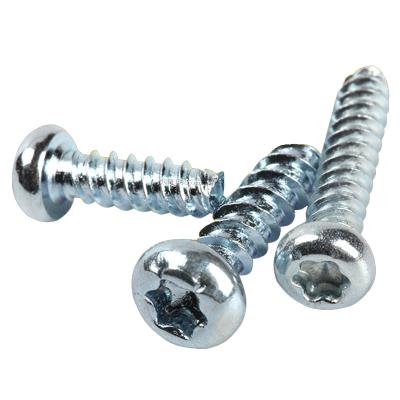 China PB Flat Round Main Torx Drive Self Tapping Pan Galvanized Pan Head Tapping Screw M2M2.2M2.5M2.6M2.9M3.2M3M3.5M4 for sale