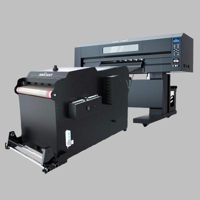 China Latest fast printing technology dtf printer 60cm with recycling powder machine i3200 heads for fabric printing for sale