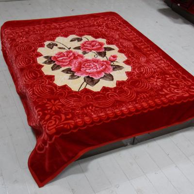 China Soft And Warm Fashion Flower Pattern Blanket, Custom Printed Blankets China Wholesale for sale