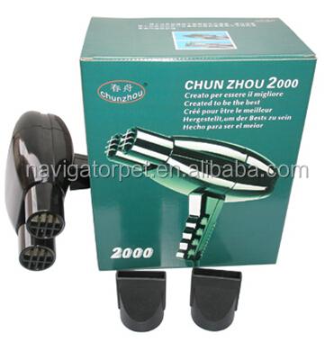 China Sustainable Powerful Hand Dryer For Pet Grooming With Double Tubes for sale