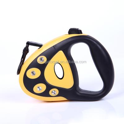 China Viable Pet Retractable Leash With Light for sale