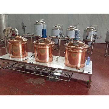 China Micro Beer Brewing Alcohol 100l Distiller / Beer Brewery Equipment for sale