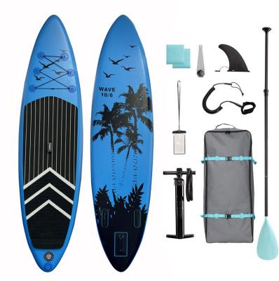 China Unisex Portable Inflatable Surfboard Rack Up Valve Adult Paddle Board Portable And Easy To Store Anti-leakage for sale