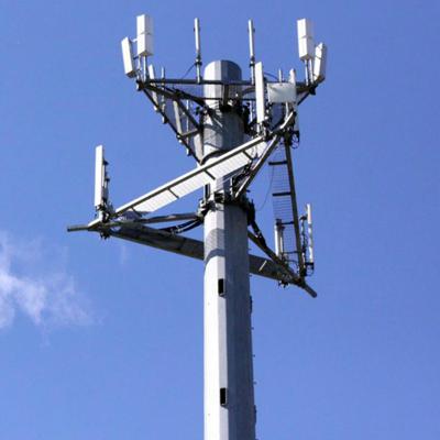 China Telecommunication Antenna WIFI Steel Single Pole Tower for sale