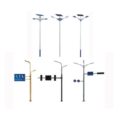 China Square Good Quality Customized Design Galvanized Steel Street Light Pole Prices for sale