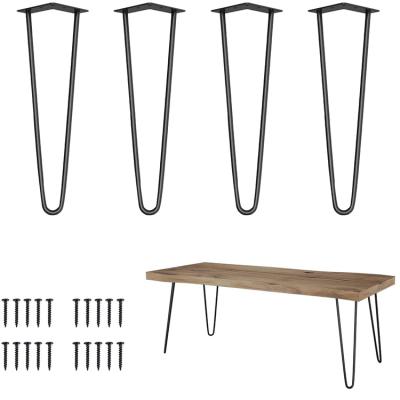 China Soft modern thick non slip design hairpin leg coffee table hairpin leg metal table hairpin leg for sale