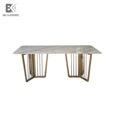 China Custom high quality extendable marble size square dining table household marble table marble coffee table extendable for sale