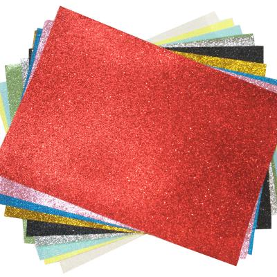 China A4 100gsm 10 World Leaf Sequin Craft Paper Glitter Paper for DIY Chick Origami Game for sale