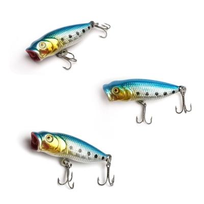 China ABS Plastic JIEMI OEM New style 3.5cm 2g 4.5cm 5g Hard Plastic Fishing Lures For Saltwater Freshwater Topwater Lure Bass Baits for sale