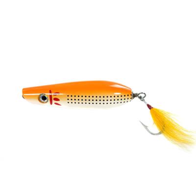 China Woodiness JIEMI OEM New style 11.4cm 42g Classic Retro Bait Shape Floating Popper Hot Deep Sea Fishing Bait Wholesale Lure for sale