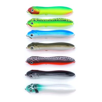 China ABS Plastic JIEMI OEM New style 10cm 14g Fishing Lures Saltwater Abs Plastic Pencil Casting Lure Cacophony bead Snakehead for sale