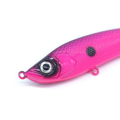 China ABS Plastic JIEMI OEM New style 9cm18g Topwater Pencil Lure Hard Lures Jerkbait Saltwater and freshwater  Plug for sale