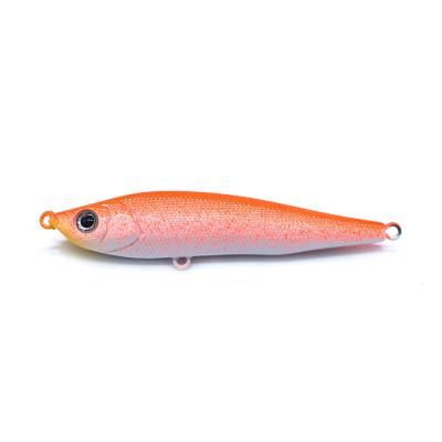 China ABS Plastic JIEMI OEM New style 9cm18g Fishing Pencil Lure High Quality Blanks Hard Bait Sinking Topwater for sale