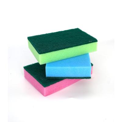 China Eco - Friendly Useful Kitchen Scrubber Cleaning Sponge Scrubber Scrub Sponge for sale