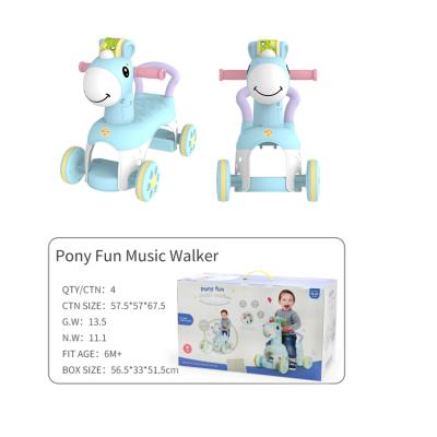 China With Music Baby Walker With Music , Multiple Function Baby Toys Walkers Learning for sale