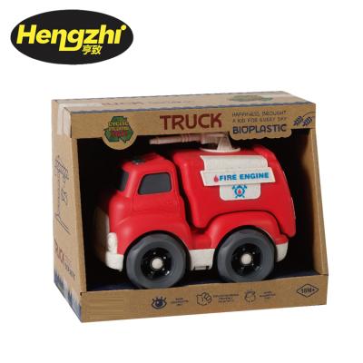 China New In High Quality Eco-friendly Baby Wheel Wheat Straw Bioplastic Toy Car Display Box 21*12*16.5CM for sale