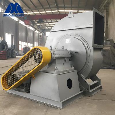 China Backward 16Mn Forced Draft Of Industrial Kilns Flue Gas Centrifugal Blower Fan for sale