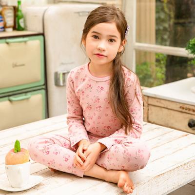 China Wholesale Breathable Floral Print Cotton Fabric Kids Sleepwear For Kids Girls Pajama Pants for sale