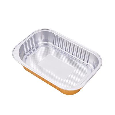 China Eco-friendly food grade aluminum foil food container takeaway food container for sale for sale