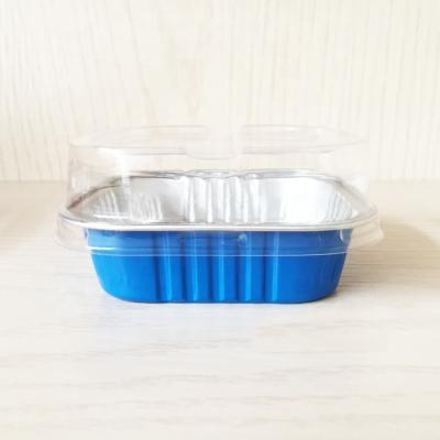 China Food Grade Wall Food Container Eco-friendly Smooth Aluminum Foil Food Container Non Wrinkle Food Container for sale