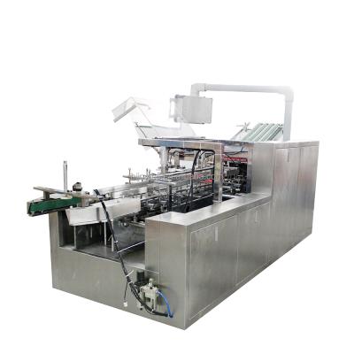 China Automatic Horizontal Food Carton Packing Machine Box Machine Glue Cartoning Machine For Carton Box for sale