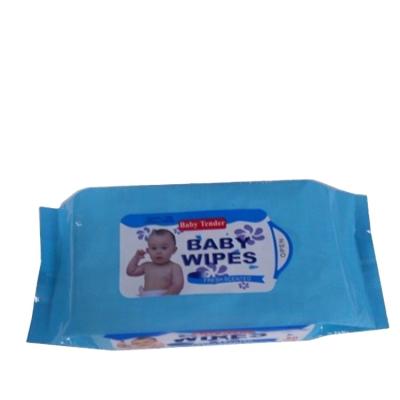 China Soft Cheap Manufacturer Gentle Baby Tender Wipes Pouch Johnson Wipes Nonwoven 80pcs/bag, 80ct Good Quality Color 24bags/ctn for sale