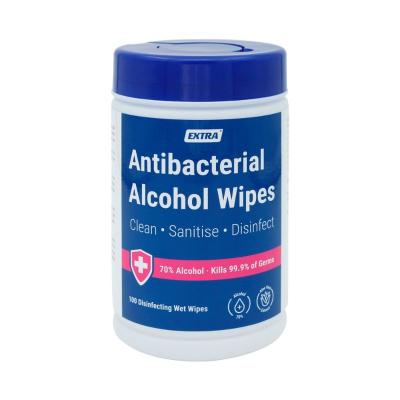 China ANTISEPTIC Custom Wipes Wet Cleaning Cloths 100pcs Canister Adults Packing Household 2 Years Cloths Cleaning Floor Free Samples Offered for sale