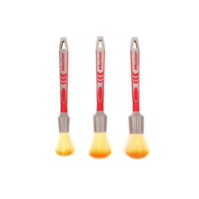 China Bodywork MaxClean New Design Detailing Brush High Quality Ultra-soft Synthetic Hair For Interior Detailing Plastic Handle With Rubber for sale