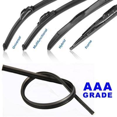 China CLWIPER Natural Rubber Silicone Or Silicone Wiper Blade Reflll For Car Window Wiper for sale