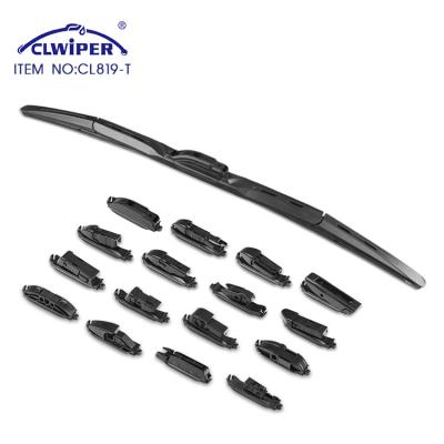 China Wholesale Latest Natural Rubber CLWIPER Hybrid Car Window Wiper Blade Auto Part Multifunctional Car Accessories Fit For 99% Cars for sale